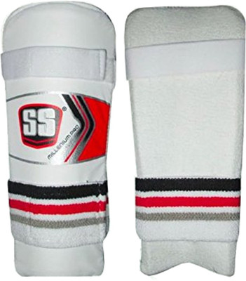 

SS HeadTurners Cricket Elbow Guard for men-Millenium Pro-Full Size Cricket Elbow Guard(White