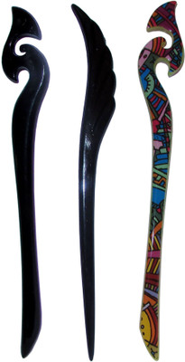

pharaoh Combo of Multi Color Juda Sticks Bun Stick(Multicolor)