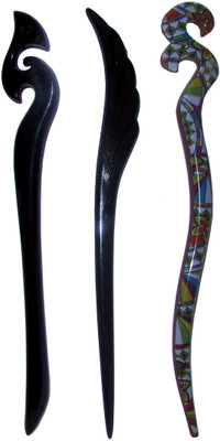 

incisive Combo of Multi Color Juda Sticks Bun Stick(Multicolor)