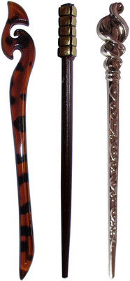 

Arctic Combo of Multi Color Juda Sticks Bun Stick(Multicolor)