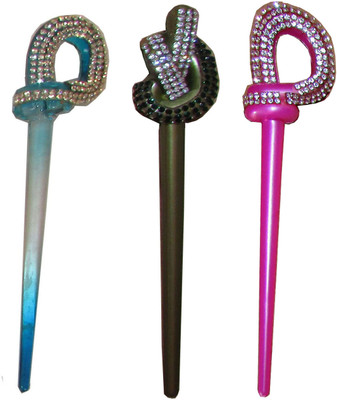 

demure Combo of Multi Color Juda Sticks Bun Stick(Multicolor)