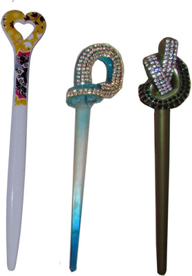 

forsake Combo of Multi Color Juda Sticks Bun Stick(Multicolor)