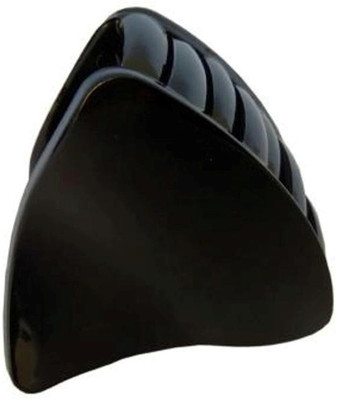 

Pooja Trendz Shiny Black Color Triangle Style Hair Clutcher-Hair Claw/Clip-2 Pcs. Hair Claw(Black)