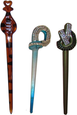 

haughty Combo of Multi Color Juda Sticks Bun Stick(Multicolor)
