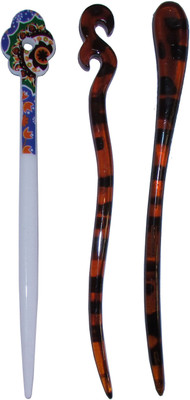 

indict Combo of Multi Color Juda Sticks Bun Stick(Multicolor)