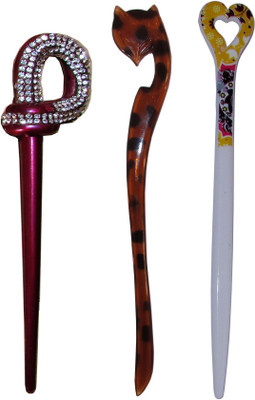 

despot Combo of Multi Color Juda Sticks Bun Stick(Multicolor)