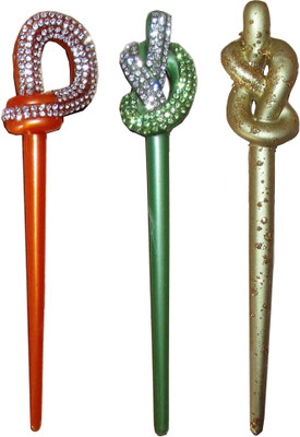 

accommodate Combo of Multi Color Juda Sticks Bun Stick(Multicolor)