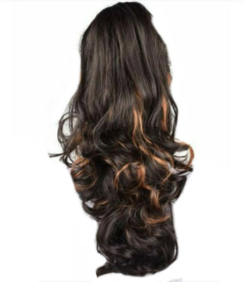 

Alizz Golden High Lighter Step Cutting silky ponytail wig 20second hair style Hair Extension