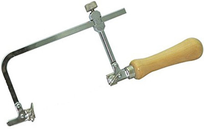 

THERMO Superior Quality Adjustable Coping Hand Saw for Cutting Jewelry/Metal/Wood/Plastic/Wax/etc Used by for Jewelry Making/Woodworking/CraftsHobbies/Etc (75mm inner height) Coping Saw(5 inch Blade)
