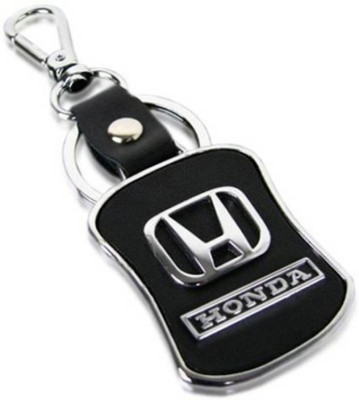 

Universal Aai Honda Leather Black Car Logo Keychain Key Chain
