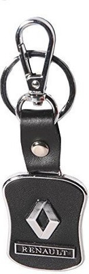

Universal Aai Renault Leather Black Car Logo Locking Keychain Key Chain