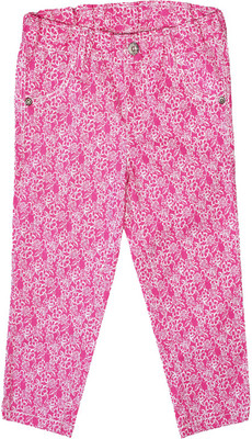 

Caca Cina Capri For Girls Floral Print Cotton(Pink)