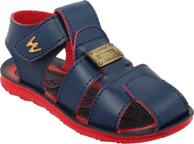 

WINDY Boys & Girls Velcro Flats(Blue