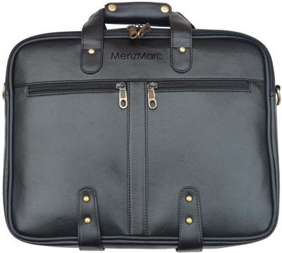 

MENZMARC 13 inch Laptop Messenger Bag(Black)