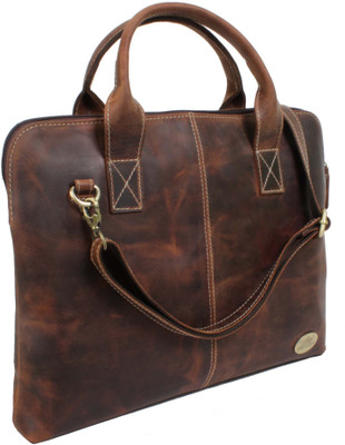 

Bull Kraft 11 inch Laptop Messenger Bag(Brown)