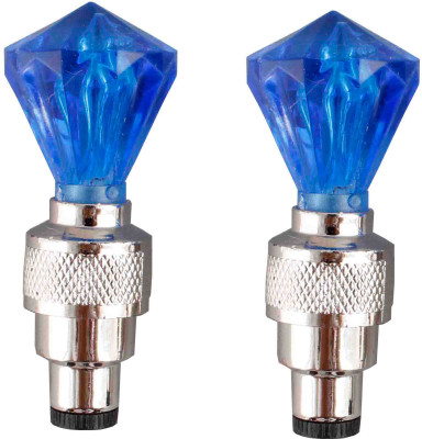

Asraw Diamond valve cap Light LED Wheel Reflectors(Blue)