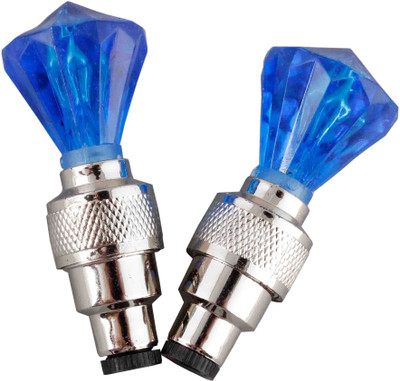

Asraw Diamond Shaped Motion Sensor TYRE LED Light LED Wheel Reflectors(Blue)