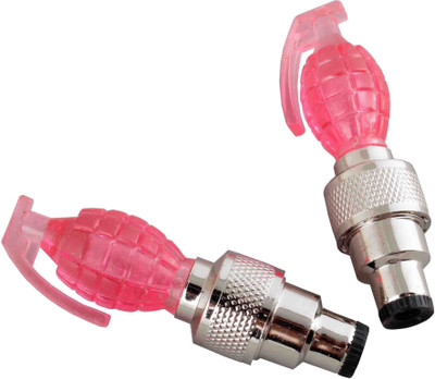 

Asraw Grenade valve cap Light LED Wheel Reflectors(Pink)