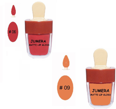 

J.J JUMERA 3CE Lovely Ice Cream Lipgloss Waterproof Liquid Matte Lipstick Long Lasting(COMBO PACK 2 PCS LIP GLOSS6,9(6))(80 g, multi-color)
