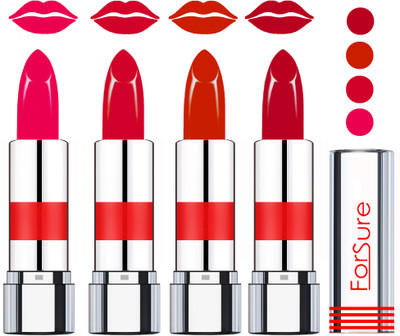 

Forsure American Velvet Matte Lipstick (set of 4 Lipsticks)(Dark Red,Pinkish Fantasy,Wine,Lagon Red)
