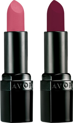 

Avon True Color Perfectly Matte Lipstick(Pure Pink , Berry Blast, 8 g)