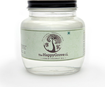 

The HappyGrove Co COLD PROCESSED Virgin Coconut Oil 250ml (Extracted from Coconut milk by centrifuge process)(250 ml)