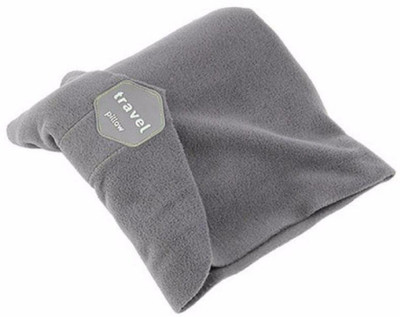 

Royalkart Scientifically Proven Super Soft Neck Support Travel Pillow - Machine Washable (Black) Neck Pillow(Grey)