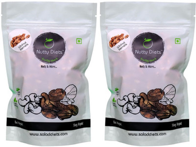 

Nutty Diets Premium California Walnut Kernels 400 g (200gX2) Walnuts(400 g, Pouch)