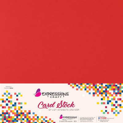 

expressions craft stamps Cardstock Plain 12x12 Multipurpose Paper(Set of 1, Plum Red)