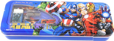 

Parteet p-Box Cartoon Art Plastic Pencil Box(Set of 1, Multicolor)