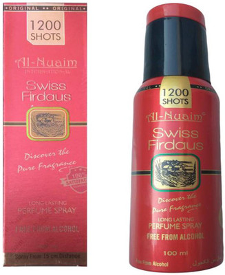

Al Nuaim Swiss Firdaus Alcohol Free Perfume - 100 ml(For Men & Women)