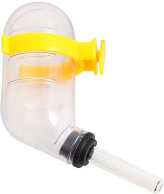 

Anokhe Collections 60 ml Vacuum Water Bottle for Hamster / Dwarf / Gerbil / Mice / Guinea Pig / Ferret Round Plastic Pet Bottle(60 ml Yellow)
