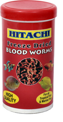 

Shivi Pets Hitachi Freeze Dried Blood Worms 30 gm 30 g Dry Fish Food