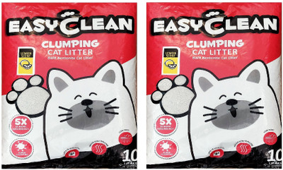 

Goofy Tails Easy Clean Lemon Scent Cat Litter (8kg, Pack of 2) Pet Litter Tray Refill