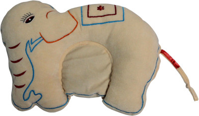 

My Little Champ Elephant embroidery Baby Pillow Pack of 1(Peach)