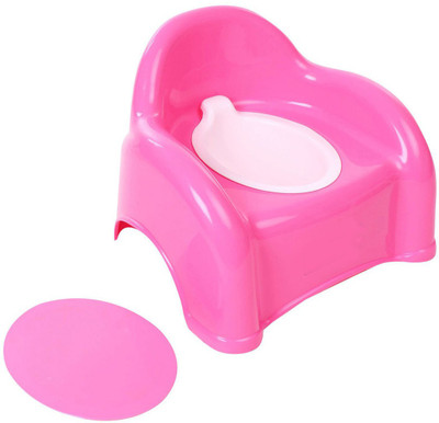 

IndusBay Potty training chair Baby potty Seat with removable bowl & lid - Pink Potty Box(Pink)