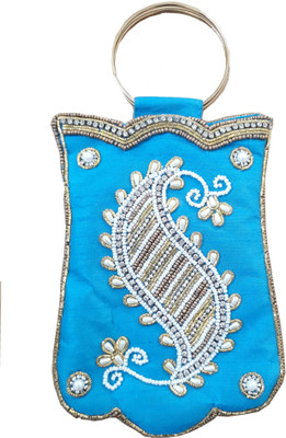 

HimalayaHandicraft Girls Stylish Mobile Pouch(Blue)