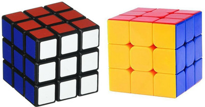 

fedexo Cube 3X3X3 White Stickerless Speed Cube Set Of 2(2 Pieces)
