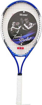

HeadTurners 25 Tennis Raquet, Junior 25-inch with Head Cover White Strung Badminton Racquet(G3 - 3.5 Inches, 300 g)