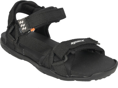 

Sparx Men Black White Sports Sandals