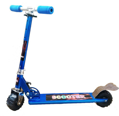 

Emob Foldable Self balancing Two Wheel Push Scooter for Kids with Adjustable Height and Fenders Braking System Two Wheel Scooter Scooter(Blue)