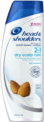 

Head & Shoulders Dry Scalp Care with Almond Oil 2-in-1 Dandruff Shampoo & Conditioner 14.2 Fluid ounce (Pack of 2)(400 ml)