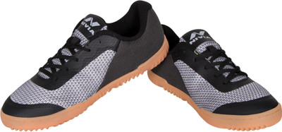 

Nivia Badminton Shoes For Men(Black, Grey