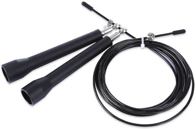

ARZ Adjustable Speed Steel Wire Skipping Jump Rope Fitnesss Equipment Freestyle Skipping Rope(Red, Black, Blue, Green, Length: 686 cm), Black;blue;green;red