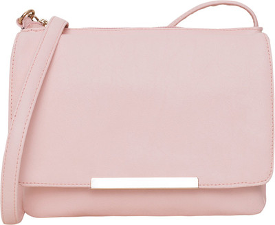 Cappuccino Women Casual Pink Leatherette Sling Bag