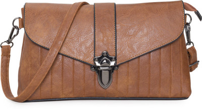 

Cappuccino Girls Casual Tan PU Sling Bag