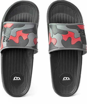 

Three Shades Unique Illusion Pattern Slides Slides, Black