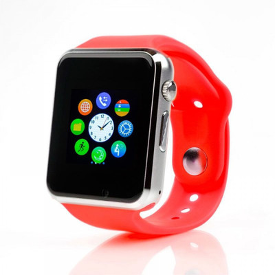 

Mindmaker Mobile Watch Phone with Calling System Supports All iOS & Android Device Smartwatch (Red Strap Free Size) Smartwatch(Red Strap Free size)