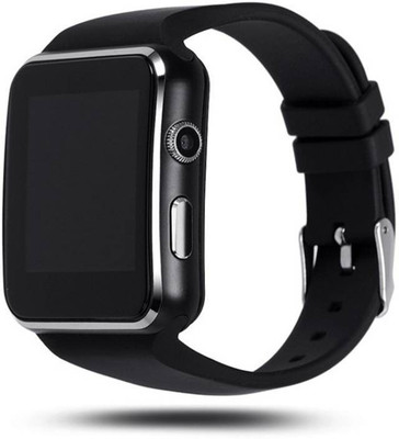 

MOBILE FIT Curved Ultra HD Touch Screen X6 Smart Watch 16GB Support Micro SIM Card Camera Video Smartwatch Android-White BLACK Smartwatch(Black Strap Regular)