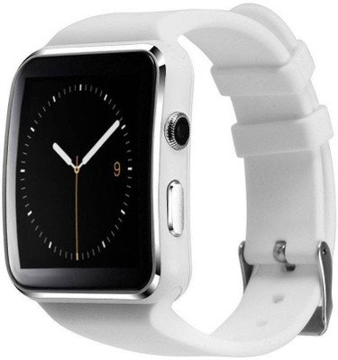 

Gazzet Curved Dial Wrist SmartWatch compatible Bluetooth Smart Watch Smartwatch(White Strap Reguler)